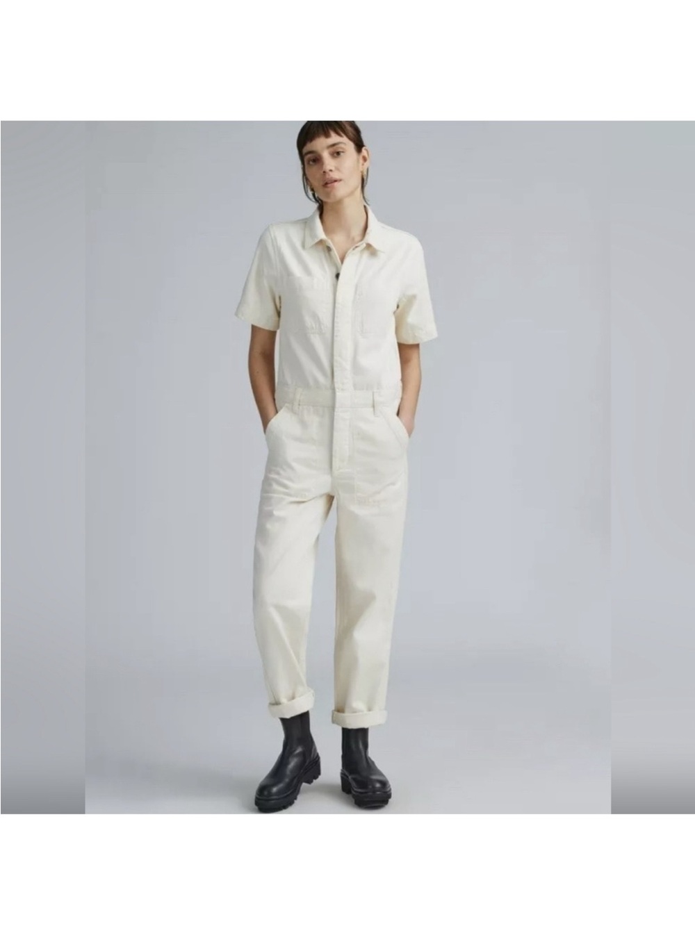 EVERLANE jumpsuit in Bone